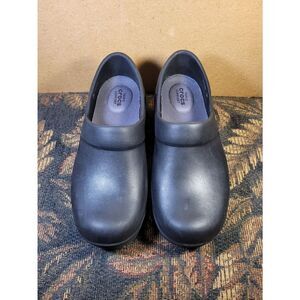 CROCS Women's Black Work Neria Pro II Clogs- Size 7